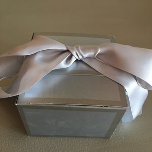 Nordstrom Silver gift Box With bowe and wrapping